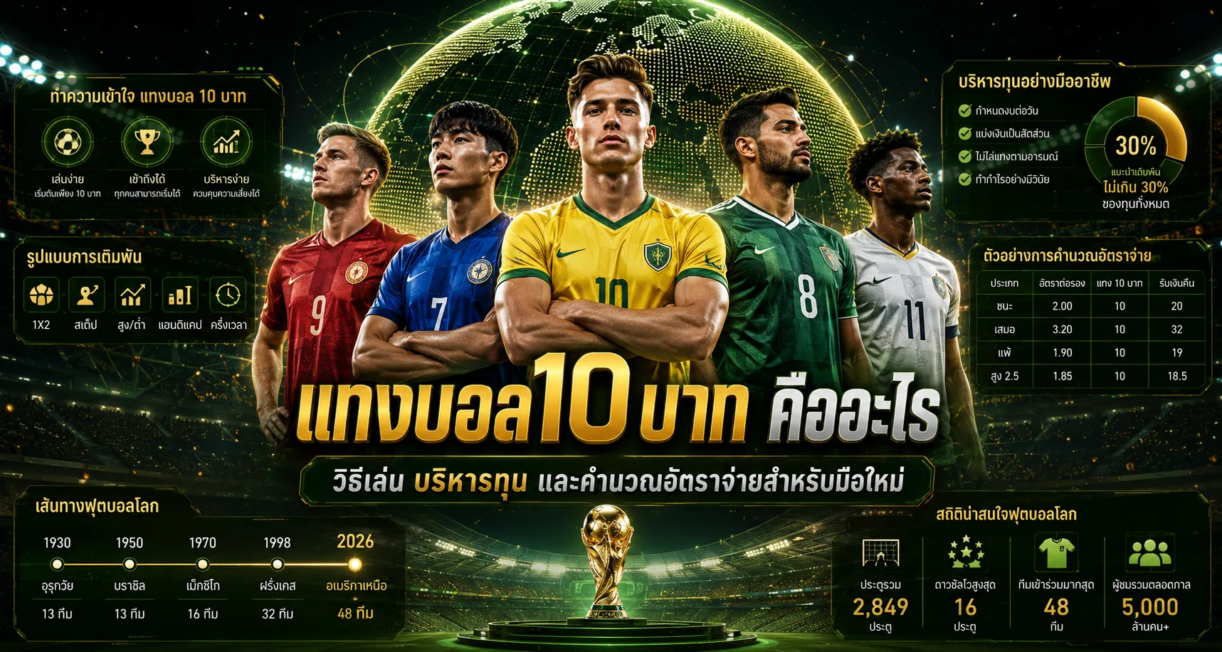 แทงบอล 10 บาท คืออะไร